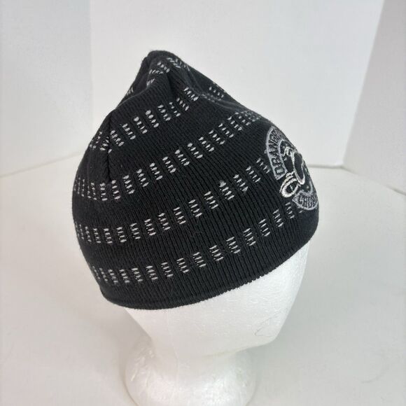 Vintage Orange County Choppers OCC Beanie Hat, Black, Motorcycle, Logo, OSFA, - Picture 4 of 8